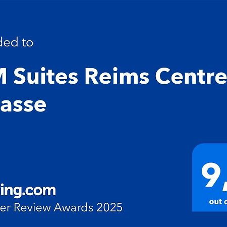 Mm Suites Reims Centre Terasse Exteriér fotografie